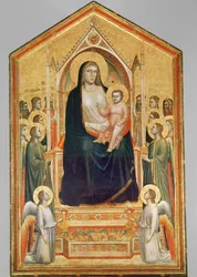 Madonna col Bambino in trono, 1380 (prima del restauro)